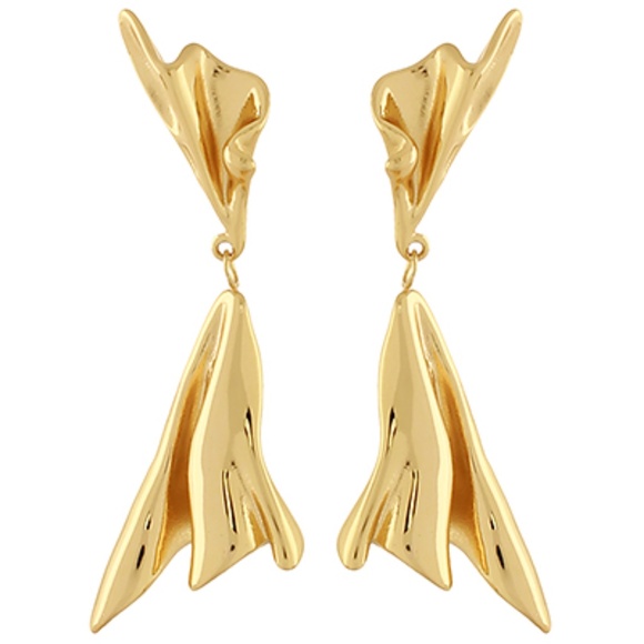 Textured & Wavy Geo Earrings